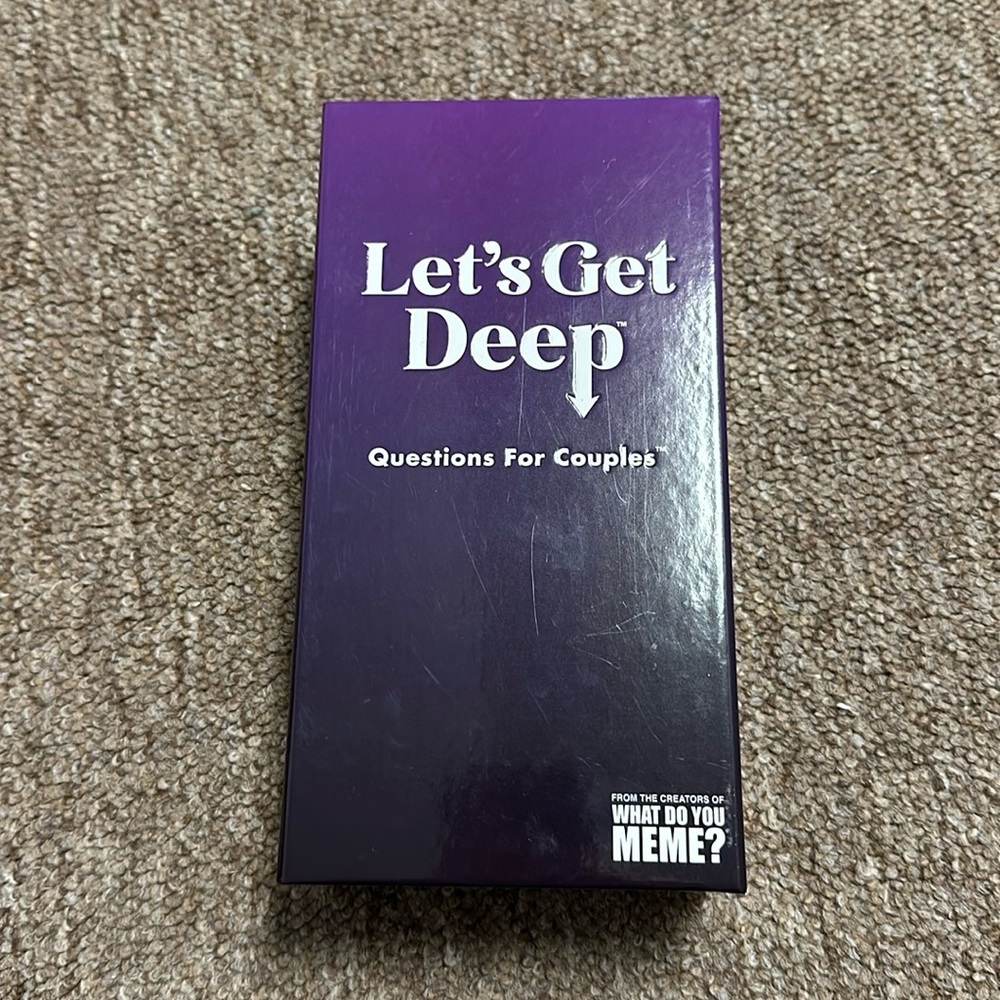 Let's Get Deep Adult Party Game by What Do You Meme?